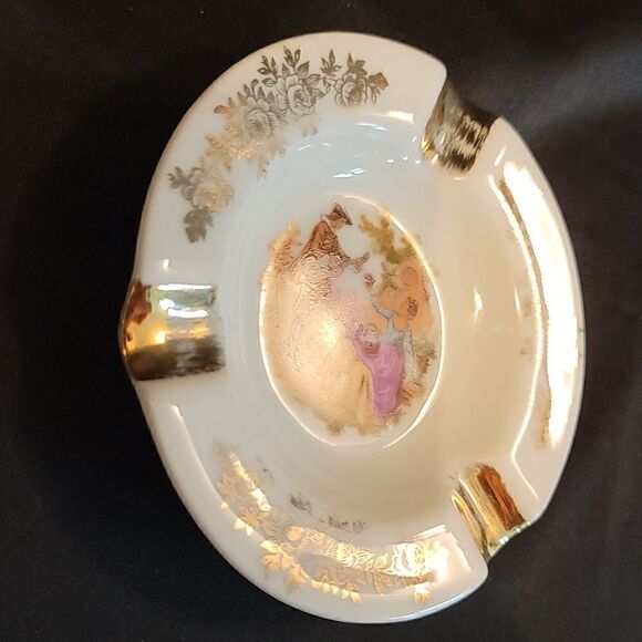Vintage French Limoges Decorated Paris Ashtray! - Picture 6 of 6